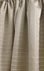 Látvány Textil Kft Dekor sötétítő függöny zsenília kockás szatén drapp 250x140cm