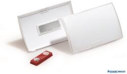 DURABLE Névkitűző, mágneses, 54x90 mm, DURABLE "CLICK FOLD", áttetsző (DB821519) - kecskemetirodaszer