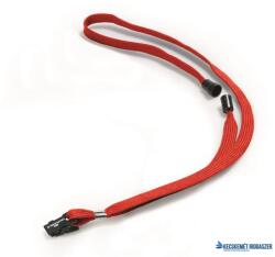 DURABLE Nyakbaakasztó, klippel, DURABLE, piros (DB811903) - kecskemetirodaszer