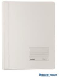 DURABLE Gyorsfűző, A4, extra erős, DURABLE "DURALUX®", áttetsző fehér (DB268002) - kecskemetirodaszer