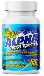 Chaos Crew ALPHA TEST BOOSTER - Tesztoszteron Fokozás & Ösztrogén, Kortizol, DHT Optimalizálás - PCT Opció - 120 Kapszula - Chaos Crew