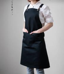 Lázeňská káva Șorț Barista cu curele negru