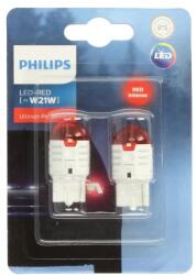 Philips W21/5W LED 2 darab/csomag, piros (Pro3000) (11066U30RB2) (11066U30RB2)