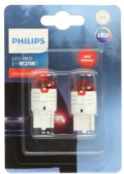 Philips W21W LED 2 darab/csomag, piros (Pro3000) (11065U30RB2) (11065U30RB2)