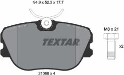 TEXTAR fékbetétkészlet, tárcsafék TEXTAR 2106804 (2106804)