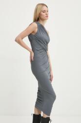 Rick Owens Lilies ruha szürke, midi, testhezálló, LI02D5526CVI - szürke 34