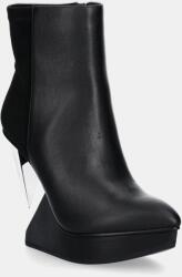 United Nude bőr csizma Edge Bootie fekete, női, éksarkú, 1085622916 - fekete Női 40