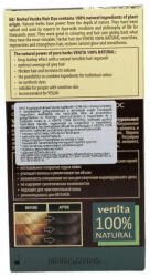 VENITA 100% natural gyógynövényes hajfesték 3.0 - fekete csokoládé 100g