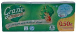 Grazie Natural kis csomagos papírzsebkendő 90db - herbadiszkont