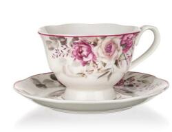 BANQUET Ceasca de ceramică cu farfurie Rose 220 ml