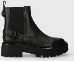 Kurt Geiger London bőr bokacsizma Matilda Chelsea fekete, női, platformos, 655000109 - fekete Női 40
