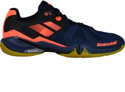 Babolat Pantofi barbati badminton Babolat Shadow Spirit - Albastru Inchis Portocaliu (30S1803-297b)