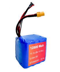 navomag Acumulator Li-Ion 3S 11.1V 12800mAh pentru Navomodel de Plantat , Baterie Li-Ion XT60 Autonomie Mare pentru Barca de Pescuit (ACCU-LIION-3S-12800)