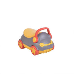 NOVOKIDS Olita 2 in 1 pentru copii NOVOKIDSª Mini Car , Cu functie trotineta, Vas detasabil, Plastic non toxic, cu capac , Model masinuta , Gri (NKPRKMINCARGRAY) Olita