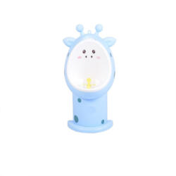 NOVOKIDS Olita copii tip Pisoar NOVOKIDSª Funny Giraffe, Cu morisca, Vas detasabil, Atasabila la peretele baii, Model Girafa , Albastru (NKPGIRAFEYLOW) Olita