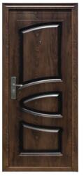 NOVO DOORS Usa metalica de exterior cu izolatie si vizor Novo Doors ND6002 , deschidere stanga dreapta, 1 yala, dimensiuni multiple, tabla 0.5 mm, balamale si clanta incluse, toc de 7 centimetri, pentru case (ND