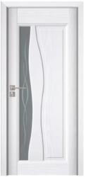Novo Doors Usa Interior din MDF Novo Doors ND07 LUX PREMIUM, Cadru din Lemn Masiv, KIT COMPLET, Toc Reglabil de 10 CM INCLUS, Plinta pe Ambele Parti (ND07)