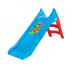 NOVOKIDS Tobogan Pentru Copii Novokids Jungle Slide, Pentru Interior si Exterior, Functie Tobogan cu Apa, Adaptor Furtun, Panta alunecare 140 Centimetri, Maxim 25 Kg, Albastru (NKJNGLSLIDE)