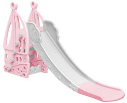 NOVOKIDS Tobogan Pentru Copii NOVOKIDS Nala Castle , Pentru Interior si Exterior, 185 centimetri panta alunecare, Maxim 40 Kg, Model Castel , Roz (NKNALASLIDEPINK)