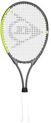 Dunlop Racheta de tenis pentru copii si incepatori Dunlop SX Junior 27 PRO, Din aluminiu, Lungime 68.6 cm, 12 ani plus, Negru cu Verde (DUNLROCKSXJR27) Racheta tenis