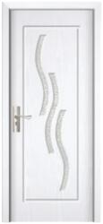 Novo Doors Usa Interior din MDF Novo Doors ND14, Cadru din Lemn Masiv, Geam Sablat, KIT COMPLET, Toc , Manere si balamale incluse (ND14)