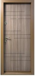 NOVO DOORS Usa metalica de apartament cu izolatie si vizor Novo Doors First Class NDS09, Deschidere Stanga Dreapta, Dimensiune 200X88 cm, Tabla 1.2 mm, Kit complet, Maron Tanganica (NDS09)