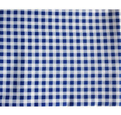 CASA GINO Fata de masa SAH alb si albastru CASA GINO , bumbac 100%, 125X140, masa 4 persoane (SAHBLUE) Fata de masa
