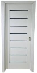 Novo Doors Usa Interior din MDF Novo Doors ND11 LUX PREMIUM, Cadru din Lemn Masiv, KIT COMPLET, Toc Reglabil de 10 CM INCLUS, Plinta pe Ambele Parti (ND11)