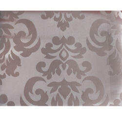 CASA GINO Fata de masa din Brocart (matase) cu motive florale CASA GINO, ALB SI BEIGE, 125X140, masa 4 persoane (BROCBEIGE) Fata de masa