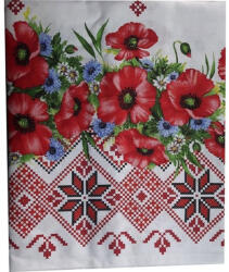 CASA GINO Fata de masa MOTIVE TRADITIONALE MACI CASA GINO® , bumbac 100%, 125X140, masa 4 persoane (TRADMACI) Fata de masa