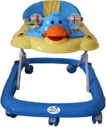 NOVOKIDS Premergator reglabil in 3 trepte NOVOKIDS Duckey, cu melodii, Ratusca, Pliabil, Albastru (NKDUCKEYBLUE)