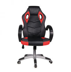 NOVOKIDS Scaun gaming si birou NOVOKIDS Gamer PRO, Rotatie 360 grade, Design ergonomic, Inaltime reglabila 117-127 cm, Latime 60 cm, Max 120 kg, Rosu cu Negru (NKGMERPROCHAIRED)