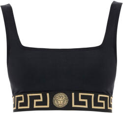 Versace Bikini dama VERSACE top bikini with greek border trim (1013324 1A11119 1B000) Costum de baie dama