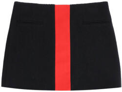 FERRAGAMO Fusta dama FERRAGAMO tweed mini skirt with satin intarsia (13C5530765643 003BR)