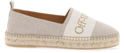 OFF-WHITE Espadrile barbat OFF-WHITE bookish logo linen espadr (OWIB014S24FAB001 6161)