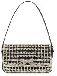 Self-portrait Geanta de umar dama SELF-PORTRAIT CRYSTAL BAGUETTE BAG (AW24-304AB-B_BLACK)