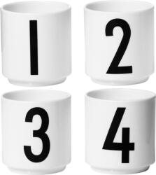 Design Letters Cești pentru espresso AJ albe 4 buc (10201300SET)