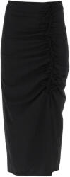 GANNI Fusta dama GANNI midi skirt with ornamental bows (F8676 099)