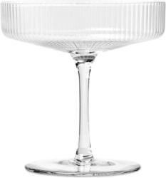 Ferm Living Pahare pentru șampanie Ripple străvezii 2 buc (5444) Pahar