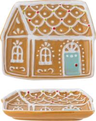 Bloomingville Farfurie pentru gustări Ginnie căsuță de turtă dulce 15, 5 cm (82061123)