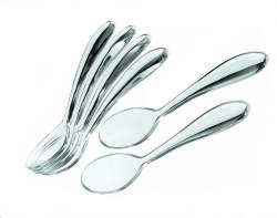 Guzzini Lingurițe Feeling 12 cm transparente 6 buc (21730000) Tacam