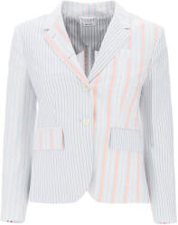 Thom Browne Sacou dama THOM BROWNE funmix striped oxford blazer (FBC646HF0526 825)