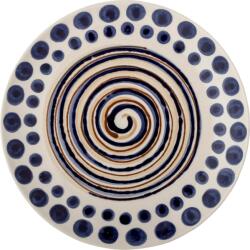 Bloomingville Farfurie pentru micul dejun Shama 20, 5 cm albastru și auriu (82060432)