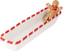 Bloomingville Castron pentru gustări Ginnie omuleț de turtă dulce 36, 5 cm (82061083) Castron