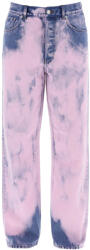 Dries Van Noten Blugi barbat DRIES VAN NOTEN straight tie-dye jeans (PINE 8449 305)