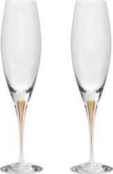Orrefors Pahare pentru șampanie Intermezzo 260 ml aurii 2 buc (6577494) Pahar