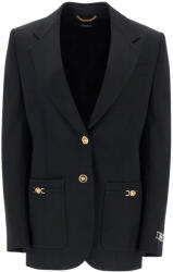 Versace Sacou dama VERSACE single-breasted wool stretch blazer (1013633 1A04649 1B000)