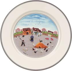 Villeroy & Boch Farfurie pentru micul dejun Design Naif Poultry Farm 21 cm (10-2337-2644)