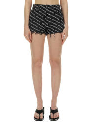 Alexanderwang. T Pantaloni scurti dama ALEXANDERWANG. T SHORTS WITH ALL OVER LOGO (4DC1214896_060)