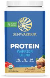 Sunwarrior Protein Warrior Blend | with Pea, Hemp & Goji Berry [750 грама] Шоколад с фъстъчено масло